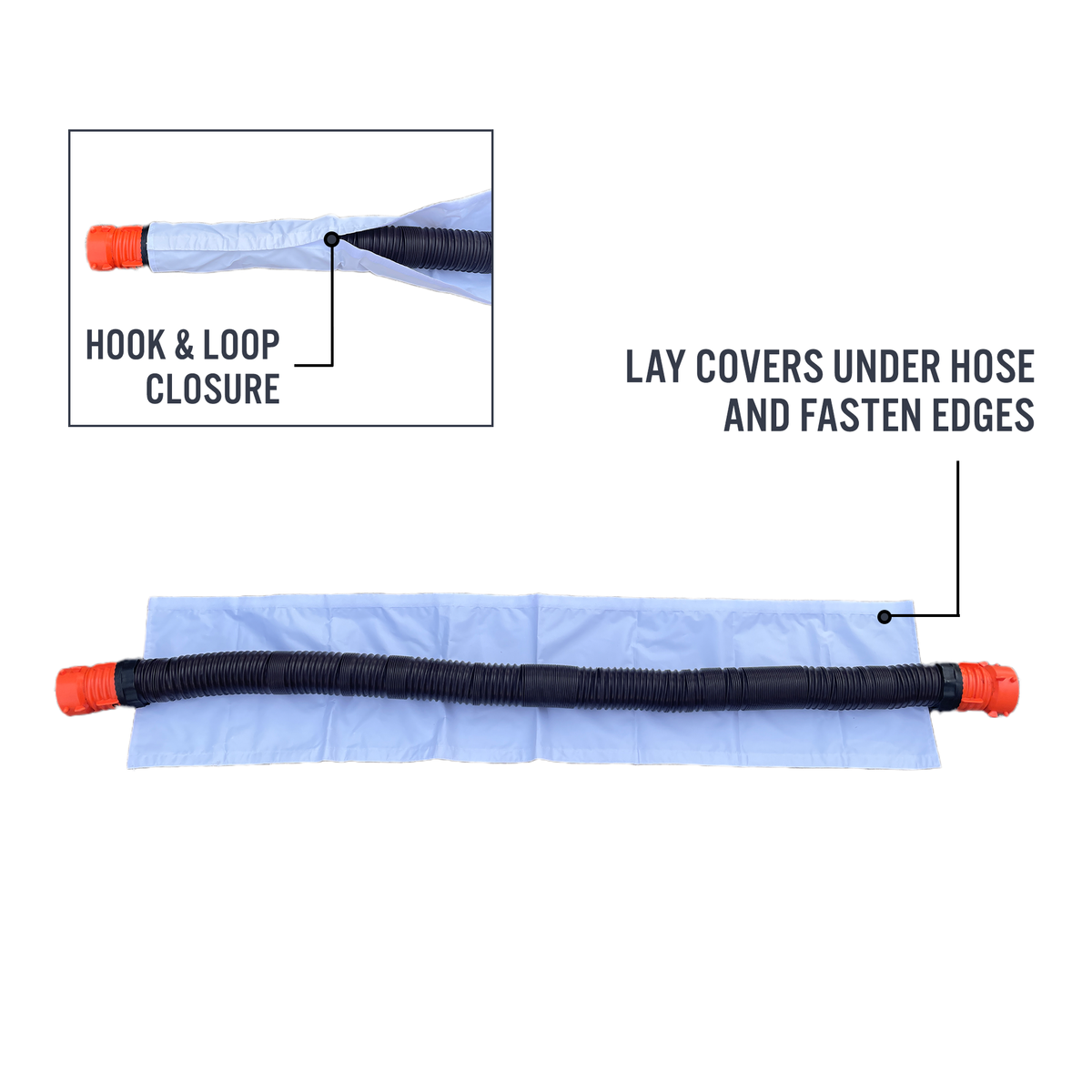 Levitator Sewer Hose Cover - UV Resistant Protection for RV 